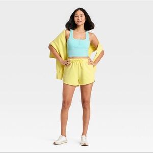JoyLab Yellow Drawstring Lounge Shorts
